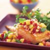 Roasted Salmon Fillet with Nectarine Salsa