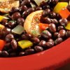 Black Beans with Figs and Bell Peppers