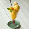 Simple California Cling Peach Sorbet